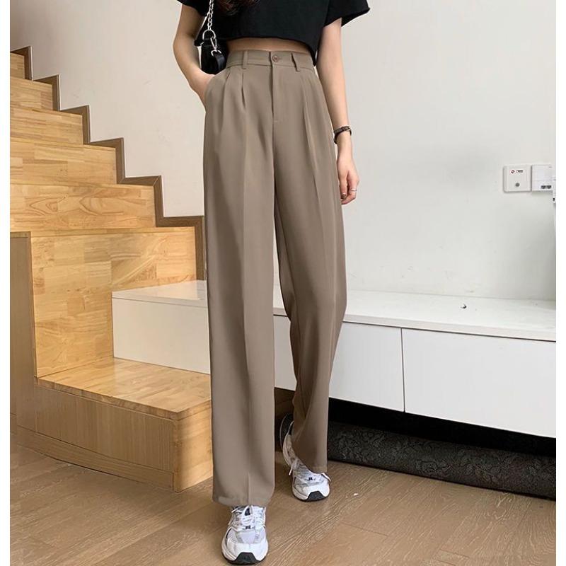 Wide Leg Pants Women s High Waist Drape Spring and Autumn New High-end Summer Straight Casual Suit Pants 3XL темного кольору хакі
Wide Leg Pants Women s High Waist Drape Spring and Autumn New High-end Summer Straight Casual Suit Pants 3XL темного кольору хакі