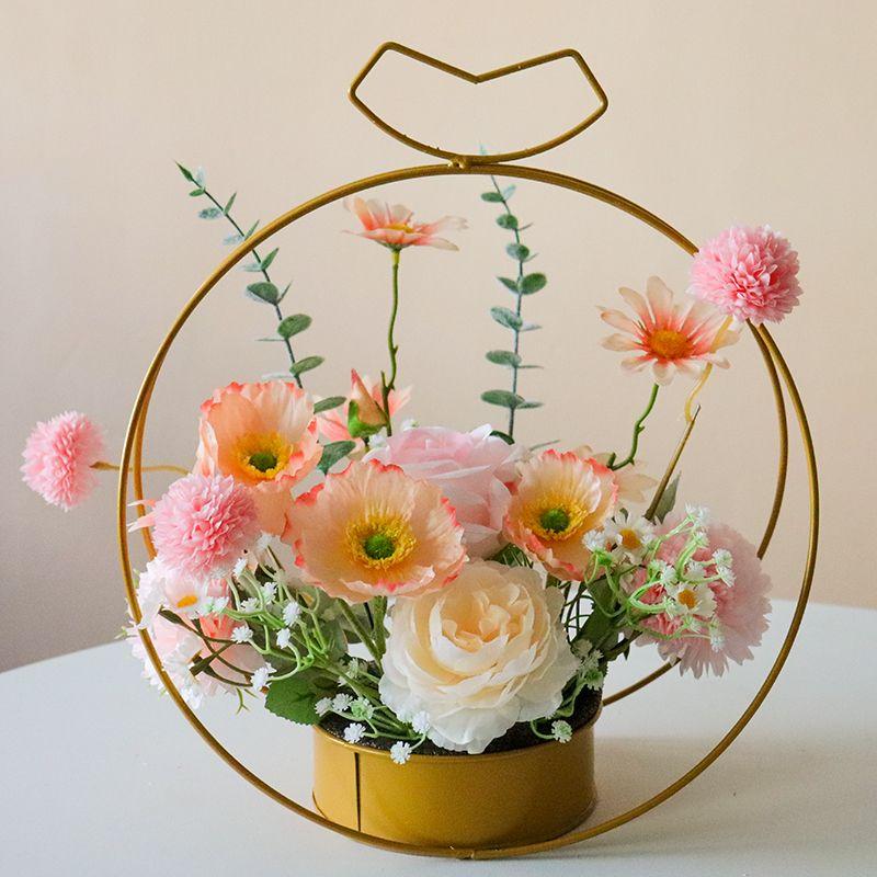 Simulated Rose, Daisy, Star Flower Artificial Flower Basket For Table Decoration, Living Room Setting, Indoor Decoration.
Simulated Rose, Daisy, Star Flower Artificial Flower Basket For Table Decoration, Living Room Setting, Indoor Decoration.