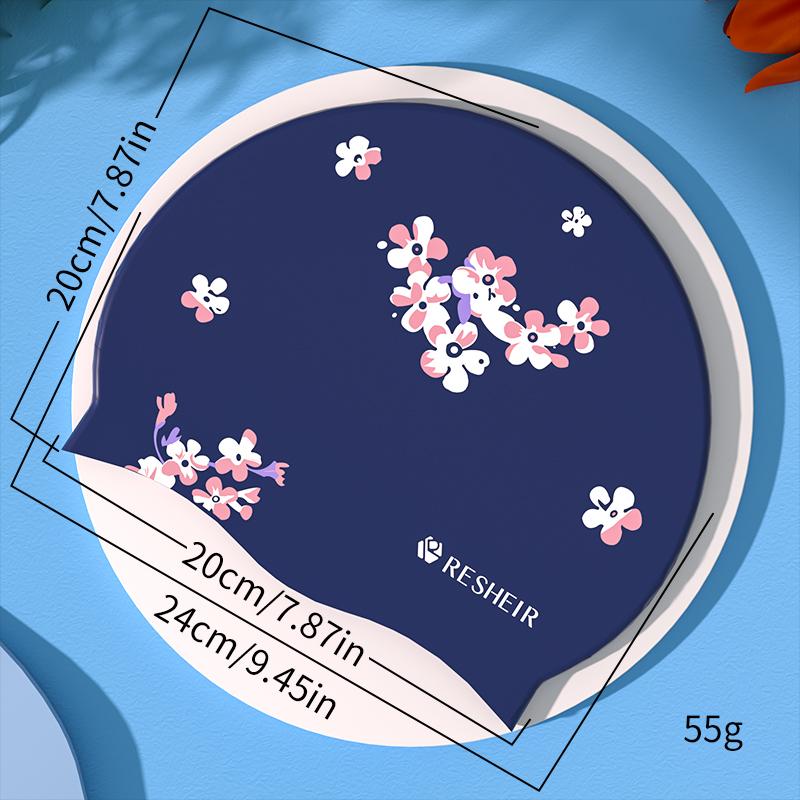 Waterproof Swimming Cap For Women Silicone High Elastic Comfortable Swim Cap Printed Fashion Pool Cap темно-синього кольору
Waterproof Swimming Cap For Women Silicone High Elastic Comfortable Swim Cap Printed Fashion Pool Cap темно-синього кольору