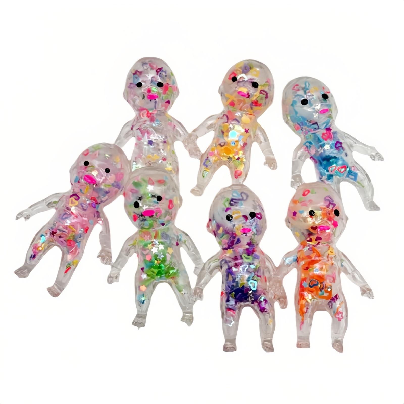 Creative Stress Relief Toy Random Style Transparent Figurine Filled with Colorful Sequins Sensory Fidget Toy for Anxiety and Relaxation One Size
Creative Stress Relief Toy Random Style Transparent Figurine Filled with Colorful Sequins Sensory Fidget Toy for Anxiety and Relaxation One Size