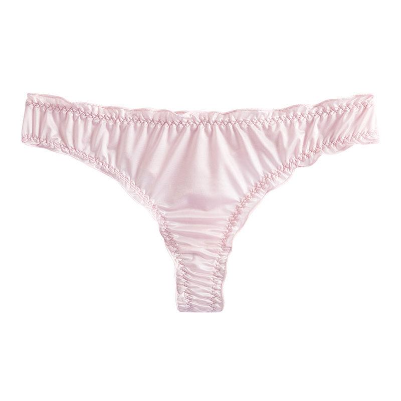 Ice Silk Low Waist G-String for Women - Pleated, Ruffled, Seamless, Solid Color, with Pure Cotton Crotch Medium светло-розовый
Ice Silk Low Waist G-String for Women - Pleated, Ruffled, Seamless, Solid Color, with Pure Cotton Crotch Medium светло-розовый