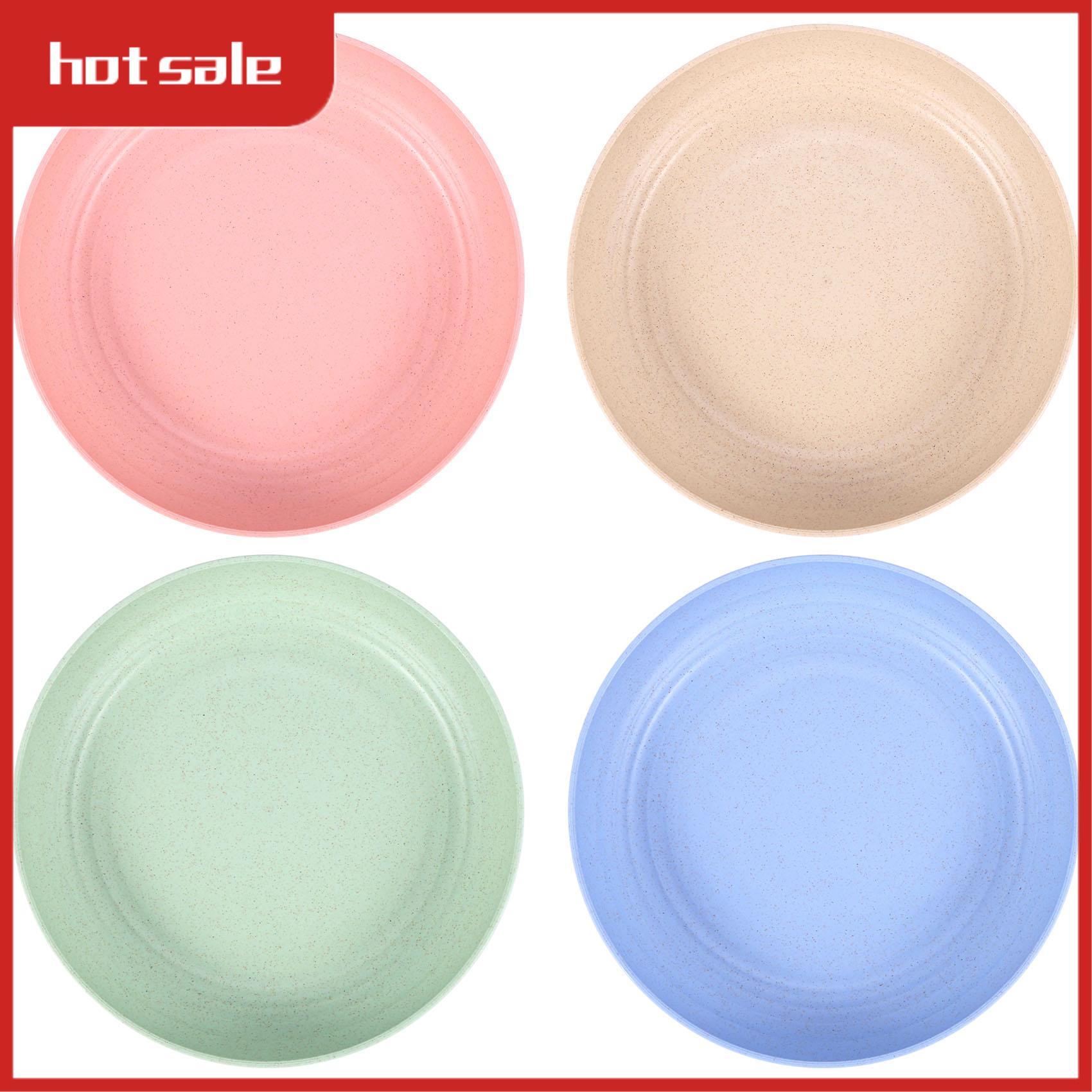 4 шт. 10-дюймовые глубокие обеденные тарелки из пшеничной соломы - Безопасны для микроволновой печи и посудомоечной машины, Небьющиеся прочные пластиковые обеденные тарелки
4 шт. 10-дюймовые глубокие обеденные тарелки из пшеничной соломы - Безопасны для микроволновой печи и посудомоечной машины, Небьющиеся прочные пластиковые обеденные тарелки