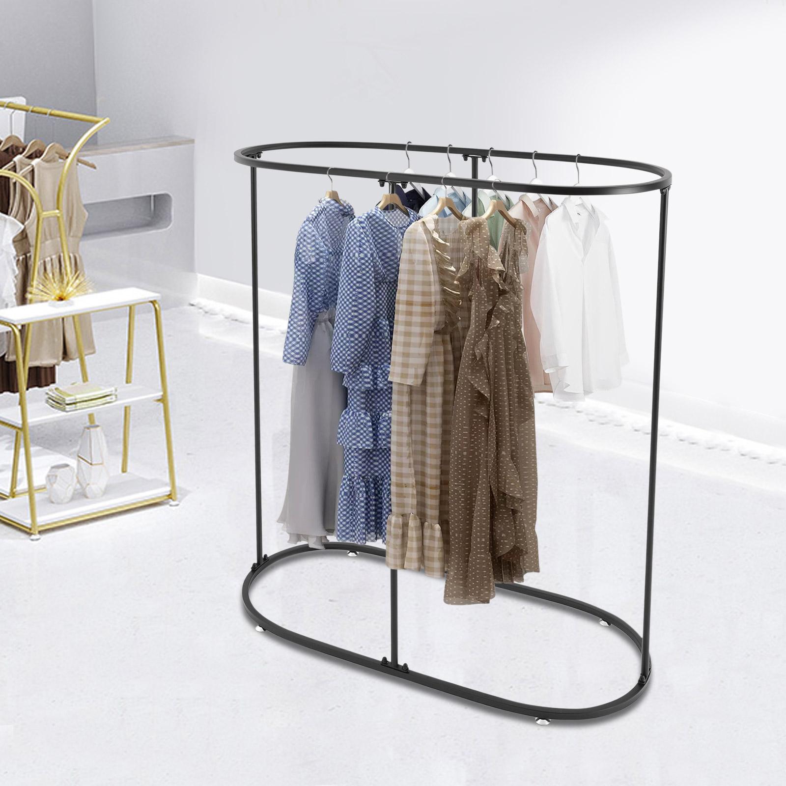 Oval Garment Rack, Commercial Metal Display Stand with 220 lbs Capacity, Heavyweight Floor Standing Storage for Retail Boutique чёрный
Oval Garment Rack, Commercial Metal Display Stand with 220 lbs Capacity, Heavyweight Floor Standing Storage for Retail Boutique чёрный