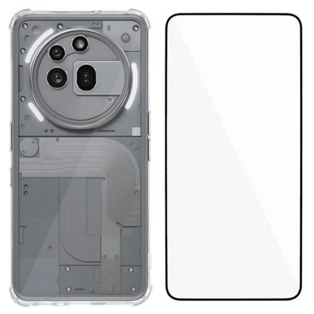 For Nothing Phone (3a) Pro TPU Case WANLONFENG WL3 Series 1.5mm Phone Cover with Tempered Glass Film Transparent
For Nothing Phone (3a) Pro TPU Case WANLONFENG WL3 Series 1.5mm Phone Cover with Tempered Glass Film Transparent