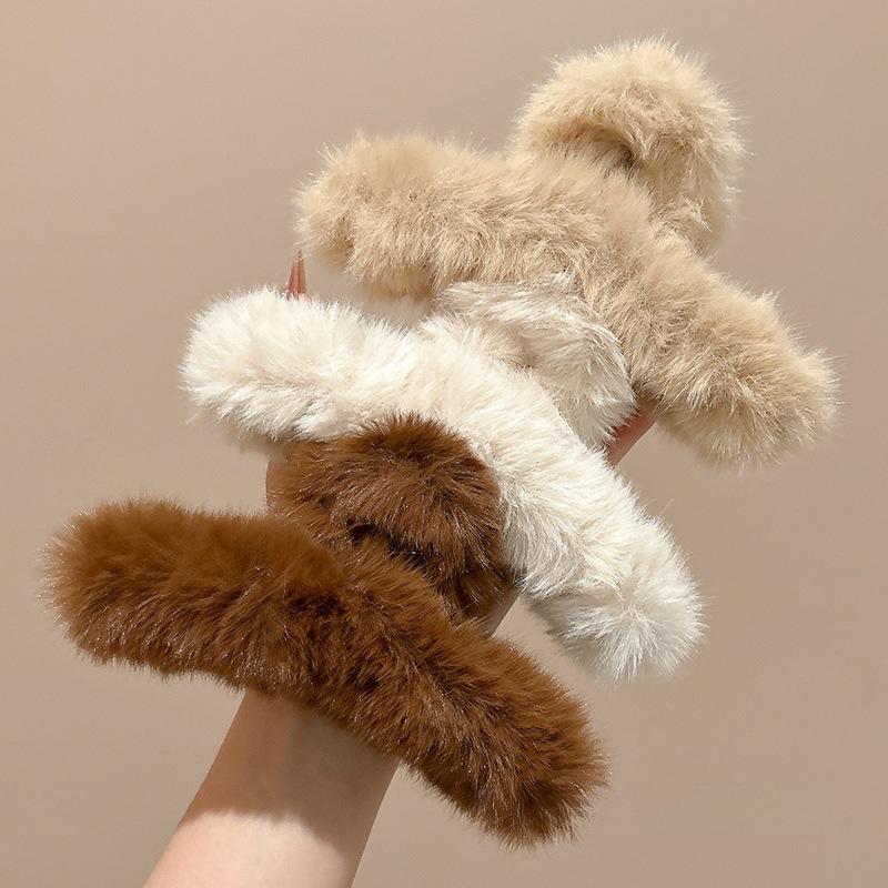 Elegant Plush Hair Clip Claw Korean Fashion Large Imitation Rabbit Plush Grab Claw Clips Girls Hair Accessories Size fits all
Elegant Plush Hair Clip Claw Korean Fashion Large Imitation Rabbit Plush Grab Claw Clips Girls Hair Accessories Size fits all