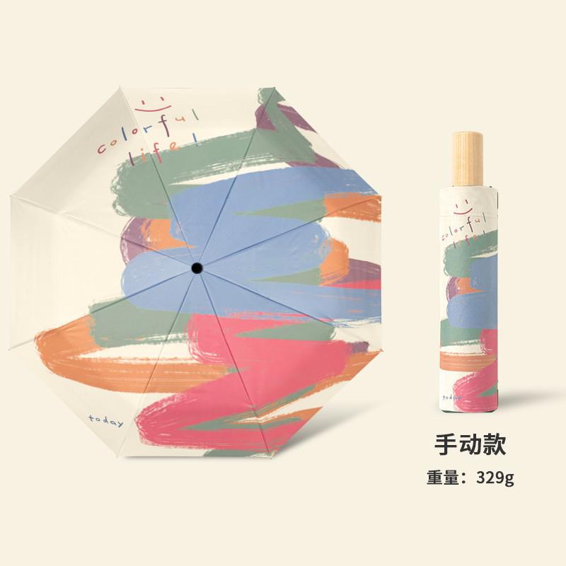 Стильный зонт-автомат с радужными полосками для женщин, защита от солнца и дождя, УФ-защита Manual Curved
Стильный зонт-автомат с радужными полосками для женщин, защита от солнца и дождя, УФ-защита Manual Curved