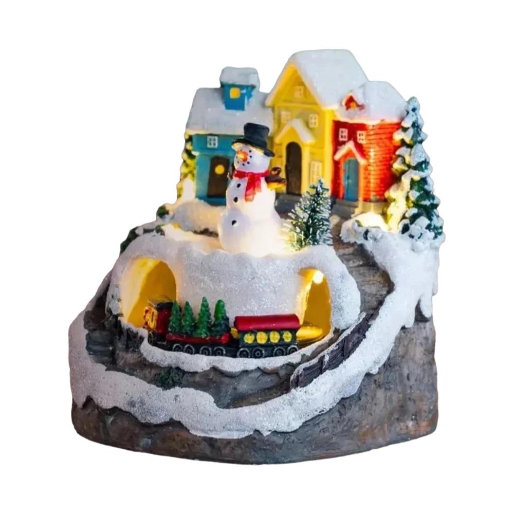 16cm Christmas Decoration Santa Figurine Christmas Musical Santa with Train Ornament LED Light Santa Home Office Decor for Gift
16cm Christmas Decoration Santa Figurine Christmas Musical Santa with Train Ornament LED Light Santa Home Office Decor for Gift