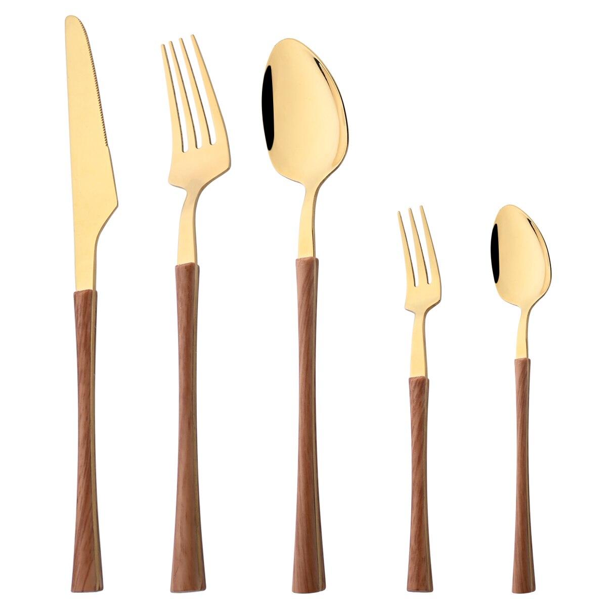 Набор столовой посуды из черного золота, посуда из нержавеющей стали, имитация деревянной ручки, столовые приборы, нож, вилки, чайная ложка, кухонное серебро 6 Set золотой/коричневый
Набор столовой посуды из черного золота, посуда из нержавеющей стали, имитация деревянной ручки, столовые приборы, нож, вилки, чайная ложка, кухонное серебро 6 Set золотой/коричневый