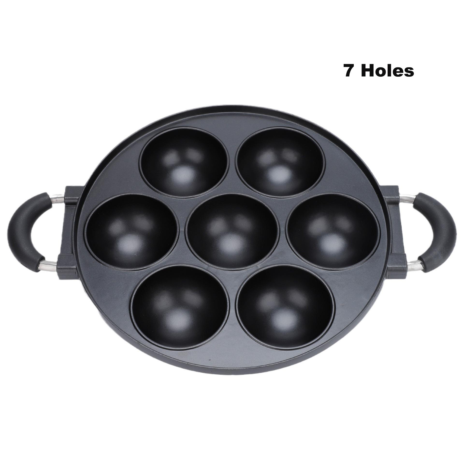 7 Hole Cooking Cake Pan Cast Iron Omelette Pan Non-Stick Cooking Pot Breakfast Egg Cooker Cake Mold Kitchen Cookware Kitchenware
7 Hole Cooking Cake Pan Cast Iron Omelette Pan Non-Stick Cooking Pot Breakfast Egg Cooker Cake Mold Kitchen Cookware Kitchenware