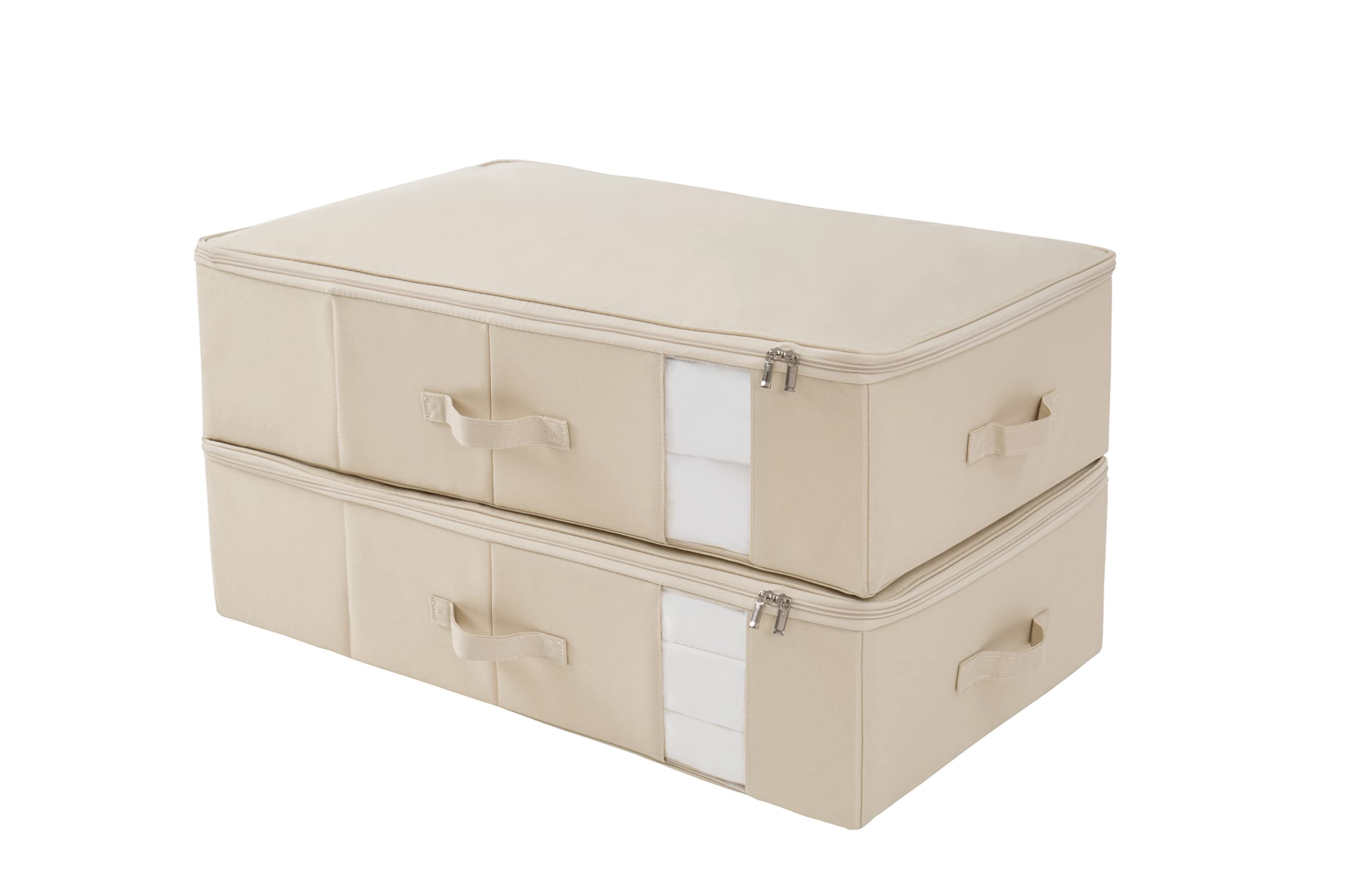 TIANZONG Хранение Большой с ручками и стильный тканевый чехол для одежды с прозрачным окном и застежкой-молнией 70см Ш x 42см Г x 18см Набор коробок, Вместимость,
TIANZONG Хранение Большой с ручками и стильный тканевый чехол для одежды с прозрачным окном и застежкой-молнией 70см Ш x 42см Г x 18см Набор коробок, Вместимость,