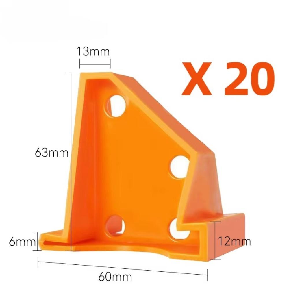 20 шт. с зазорами 1/4 и 1/2 дюйма Проставочные клинья для пола Установите любое ламинированное покрытие оранжевый
20 шт. с зазорами 1/4 и 1/2 дюйма Проставочные клинья для пола Установите любое ламинированное покрытие оранжевый
