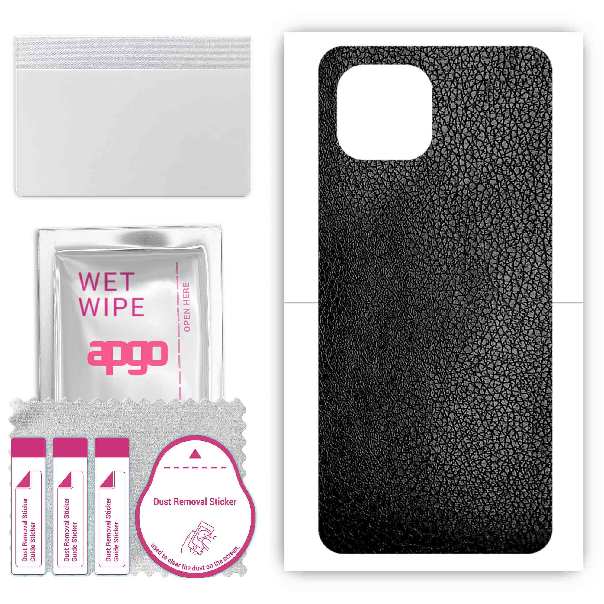 apgo Protective Skin Sticker for the back compatible with Redmi A2+ Plus, Wrap Film, Foil, Vinyl - Pattern Black Leather
apgo Protective Skin Sticker for the back compatible with Redmi A2+ Plus, Wrap Film, Foil, Vinyl - Pattern Black Leather