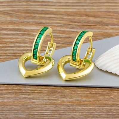 Nidin Elegant Fashion Temperament Romantic Love Heart Dangle Hoop Earrings for Women Party Jewelry Accessories Gift Pendiente зелёный
Nidin Elegant Fashion Temperament Romantic Love Heart Dangle Hoop Earrings for Women Party Jewelry Accessories Gift Pendiente зелёный