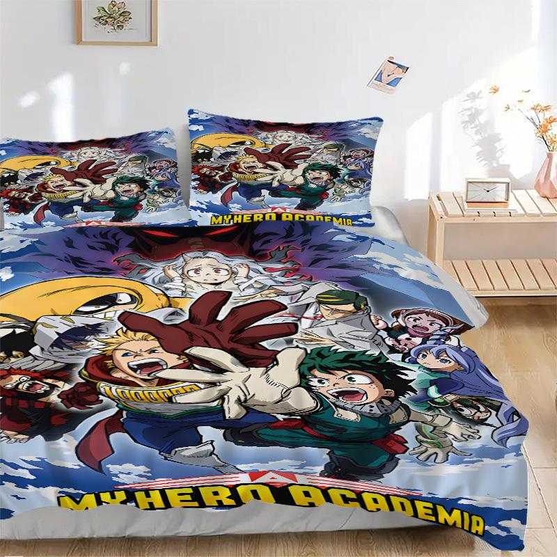 My Hero Academia Poster Bedding Set Comforter Cover Gift for Bedroom,Includes 1 Cover and 2 Pillowcases, No InsertB324 135x200cm
My Hero Academia Poster Bedding Set Comforter Cover Gift for Bedroom,Includes 1 Cover and 2 Pillowcases, No InsertB324 135x200cm