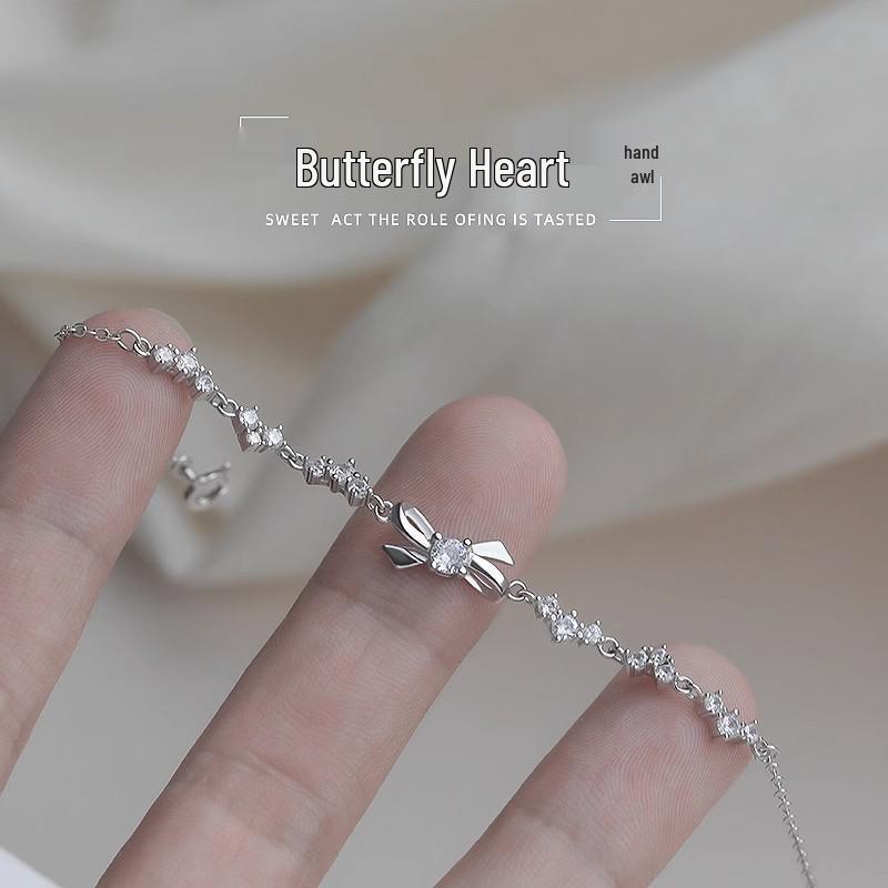 Women s Luxury Silver Love Heart Bow Bracelet: Elegant, Versatile Hand Jewelry for Bestie Gifts
Women s Luxury Silver Love Heart Bow Bracelet: Elegant, Versatile Hand Jewelry for Bestie Gifts