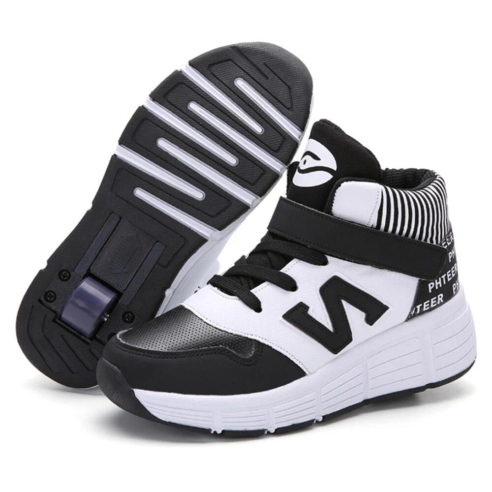 Обувь для катания на роликовых коньках для мальчиков и девочек, подарки на день рождения, детские уличные повседневные кроссовки для бега с двумя невидимыми колесами
Обувь для катания на роликовых коньках для мальчиков и девочек, подарки на день рождения, детские уличные повседневные кроссовки для бега с двумя невидимыми колесами