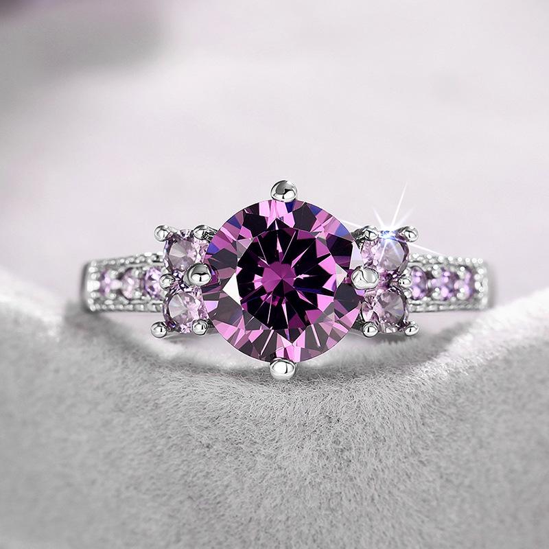 2026 New European and American Four Claw Inlaid Cubic Zirconia Ring Light Luxury Elegant Ring Princess Wedding Accessories 6
2026 New European and American Four Claw Inlaid Cubic Zirconia Ring Light Luxury Elegant Ring Princess Wedding Accessories 6