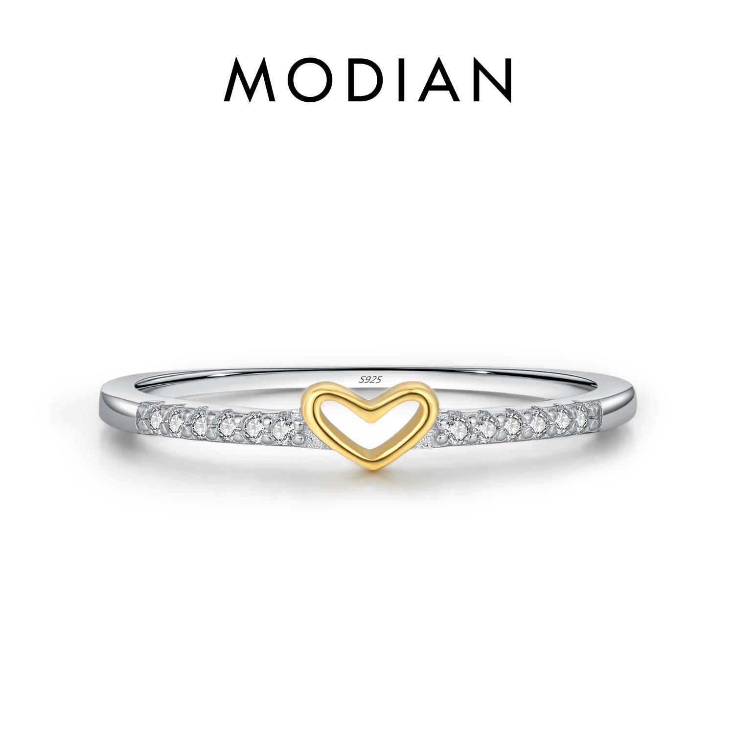 925 Sterling Silver Simple Romantic Heart Finger Ring Trendy Metallic Contrast Design Rings For Women Fine Jewelry 9
925 Sterling Silver Simple Romantic Heart Finger Ring Trendy Metallic Contrast Design Rings For Women Fine Jewelry 9