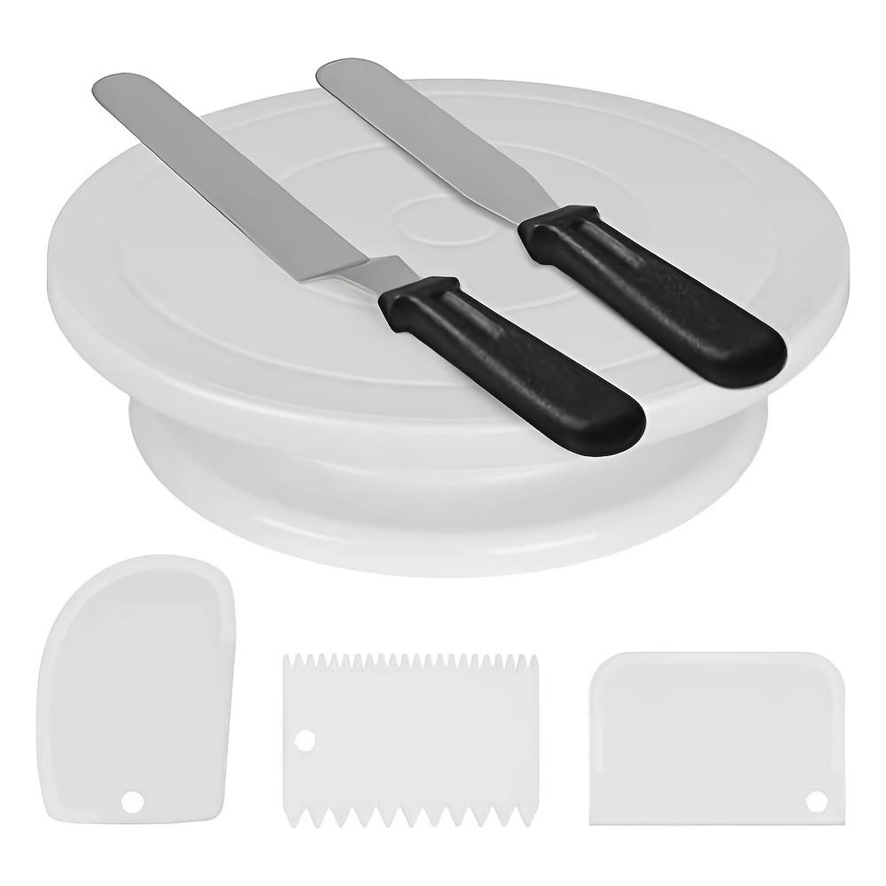 6-piece Cake Decoration Set, Cake Turntable With 2 Frosting Right Angle Scrapers And 3 Icing Smooth Scraper Accessories Option6
6-piece Cake Decoration Set, Cake Turntable With 2 Frosting Right Angle Scrapers And 3 Icing Smooth Scraper Accessories Option6