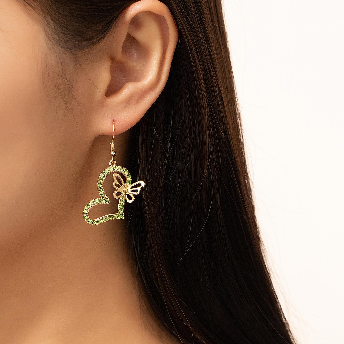 2pcs Rhinestone Heart & Butterfly Decor Earrings Valentines,Mom,Mother,Mother s Day,Gift
2pcs Rhinestone Heart & Butterfly Decor Earrings Valentines,Mom,Mother,Mother s Day,Gift