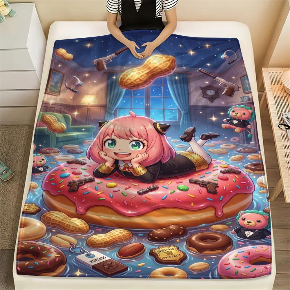 Spy x Family Print Flannel Blanket Warm Soft Throw for Sofa Bed Chair Travel Picnic Comfortable Bedroom Decor Anya-Xin 75x90cm
Spy x Family Print Flannel Blanket Warm Soft Throw for Sofa Bed Chair Travel Picnic Comfortable Bedroom Decor Anya-Xin 75x90cm