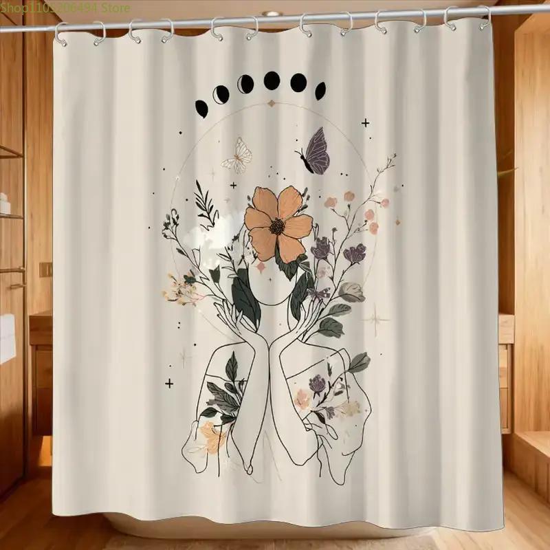 1Pc Bathroom Shower Curtain, Illustration Design Workshop, International Plant Day Shower Curtain, Includes 12 Hooks, 180*180C W60H190(CM)-1 Pcs
1Pc Bathroom Shower Curtain, Illustration Design Workshop, International Plant Day Shower Curtain, Includes 12 Hooks, 180*180C W60H190(CM)-1 Pcs