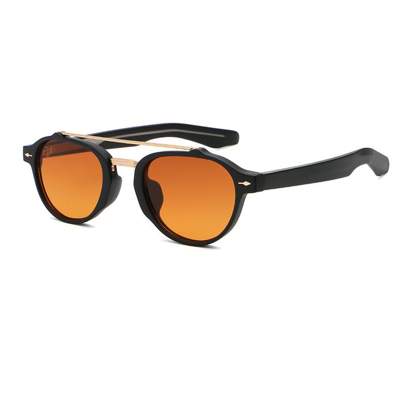 Trendy Unisex Retro Round Sunglasses with UV Protection and Rivet Design
Trendy Unisex Retro Round Sunglasses with UV Protection and Rivet Design