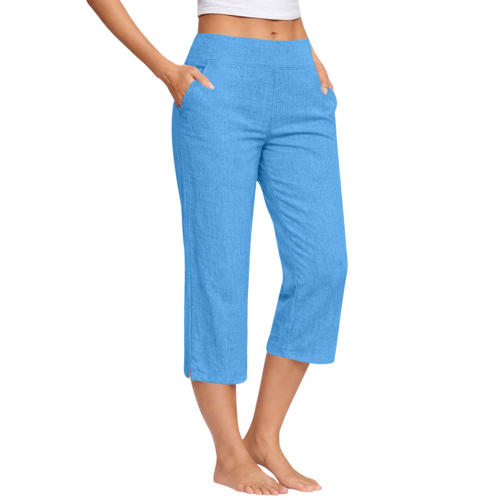 Women s Casual And Fashionable Color Loose Pants With Pocketes S синий
Women s Casual And Fashionable Color Loose Pants With Pocketes S синий