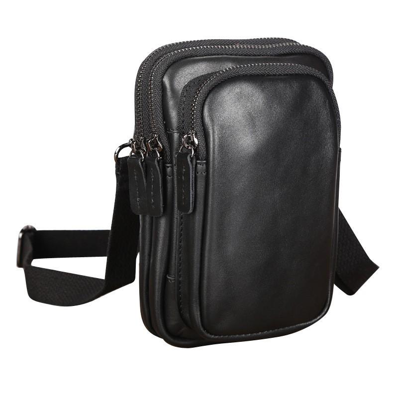 Cowhide Leather Waist Bag Men s Student Sports Outdoor Backpack Small Simple Lightweight Crossbody Black 17X10X7
Cowhide Leather Waist Bag Men s Student Sports Outdoor Backpack Small Simple Lightweight Crossbody Black 17X10X7