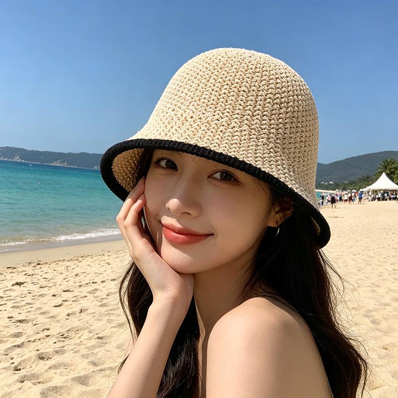 Summer straw hat UV protection bucket hat face covering straw beach hat seaside basin hat M(56-58cm)
Summer straw hat UV protection bucket hat face covering straw beach hat seaside basin hat M(56-58cm)