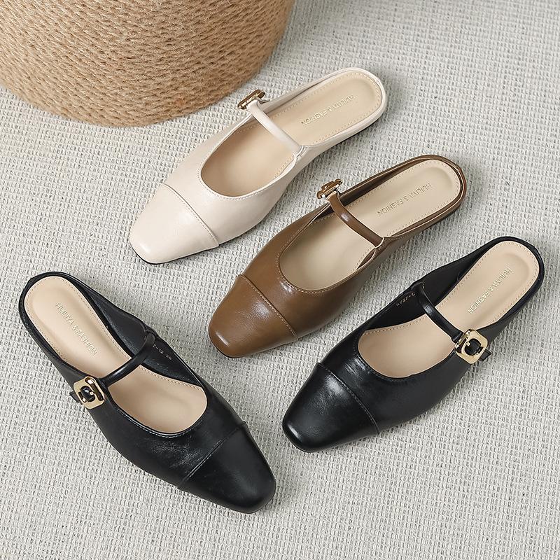 Baotou half slippers women s summer fashion outer wear without heel flat bottom one pedal lazy Muller cool slippers W727-12 35 чёрный
Baotou half slippers women s summer fashion outer wear without heel flat bottom one pedal lazy Muller cool slippers W727-12 35 чёрный