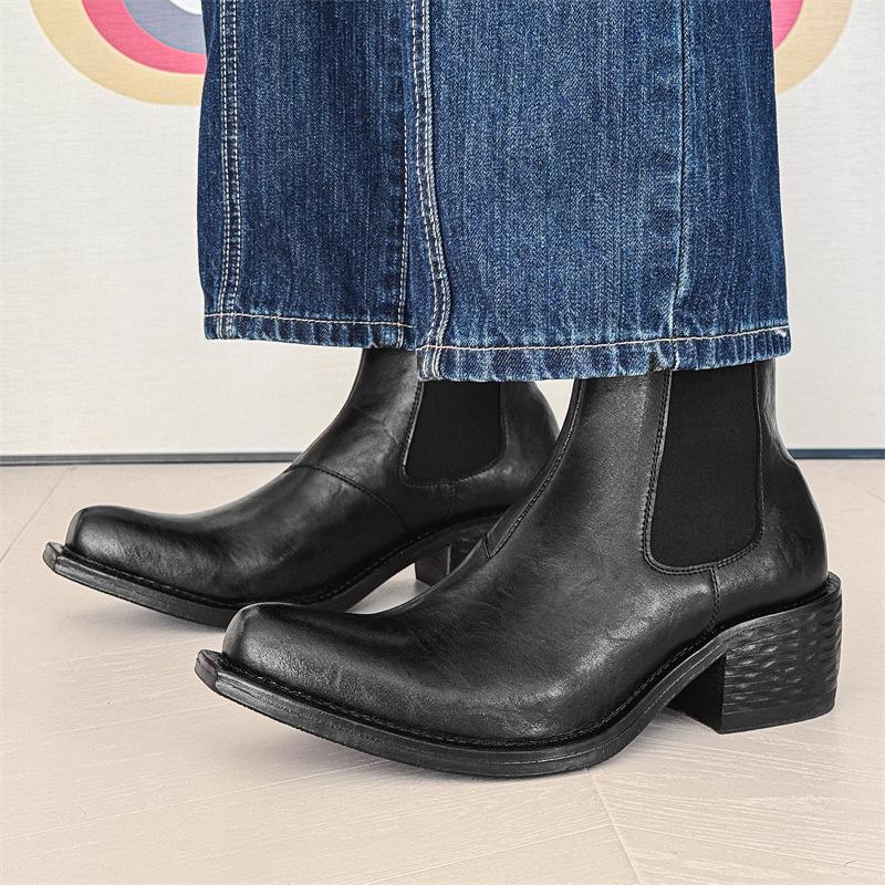 Winter velvet heightened thick-soled pointed wizard boots casual trendy men s Martin boots men s and women s 66627-M 36 чёрный
Winter velvet heightened thick-soled pointed wizard boots casual trendy men s Martin boots men s and women s 66627-M 36 чёрный