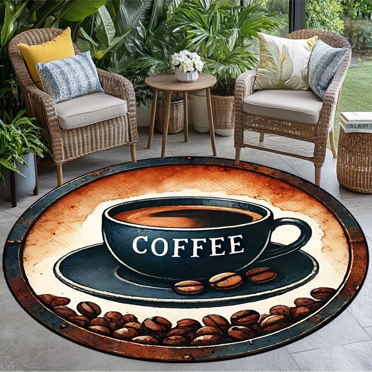Coffee Beans Round Rug, Stylish for Bedroom/Dining/Living/Outdoor, Cozy Home Decor 60cmx60cm
Coffee Beans Round Rug, Stylish for Bedroom/Dining/Living/Outdoor, Cozy Home Decor 60cmx60cm