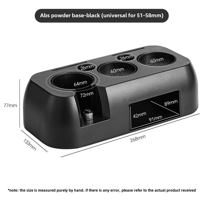 51-58 мм Универсальная подставка для кофе Темперная станция Подставка для хранения кофейного портафильтра Держатель диспенсера Нескользящая основа для темперирования кофе чёрный
51-58 мм Универсальная подставка для кофе Темперная станция Подставка для хранения кофейного портафильтра Держатель диспенсера Нескользящая основа для темперирования кофе чёрный