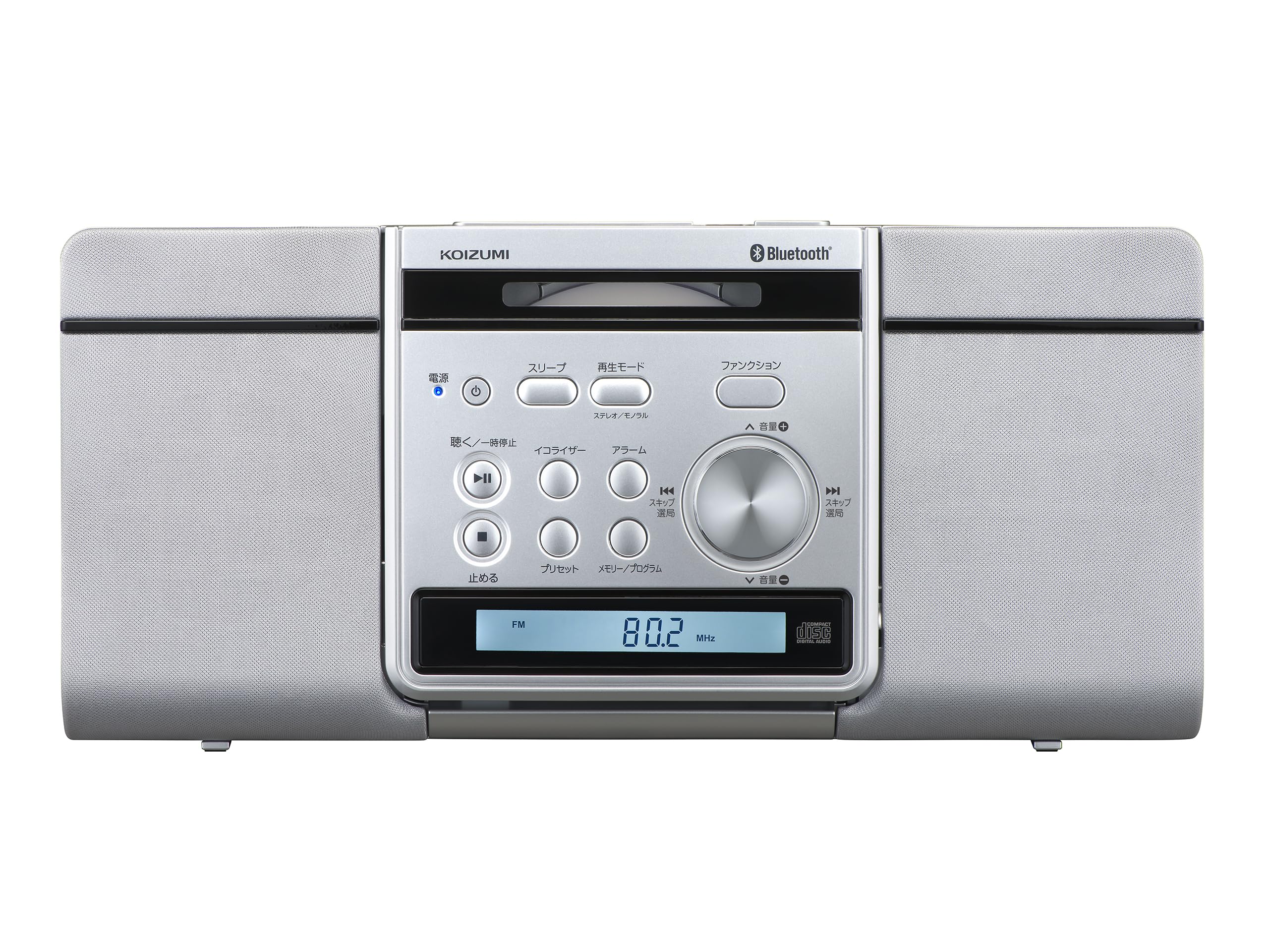 Koizumi Stereo CD System Bluetooth Compatible Wireless Slim Wall Mountable Silver SDB-4348/S срібний
Koizumi Stereo CD System Bluetooth Compatible Wireless Slim Wall Mountable Silver SDB-4348/S срібний