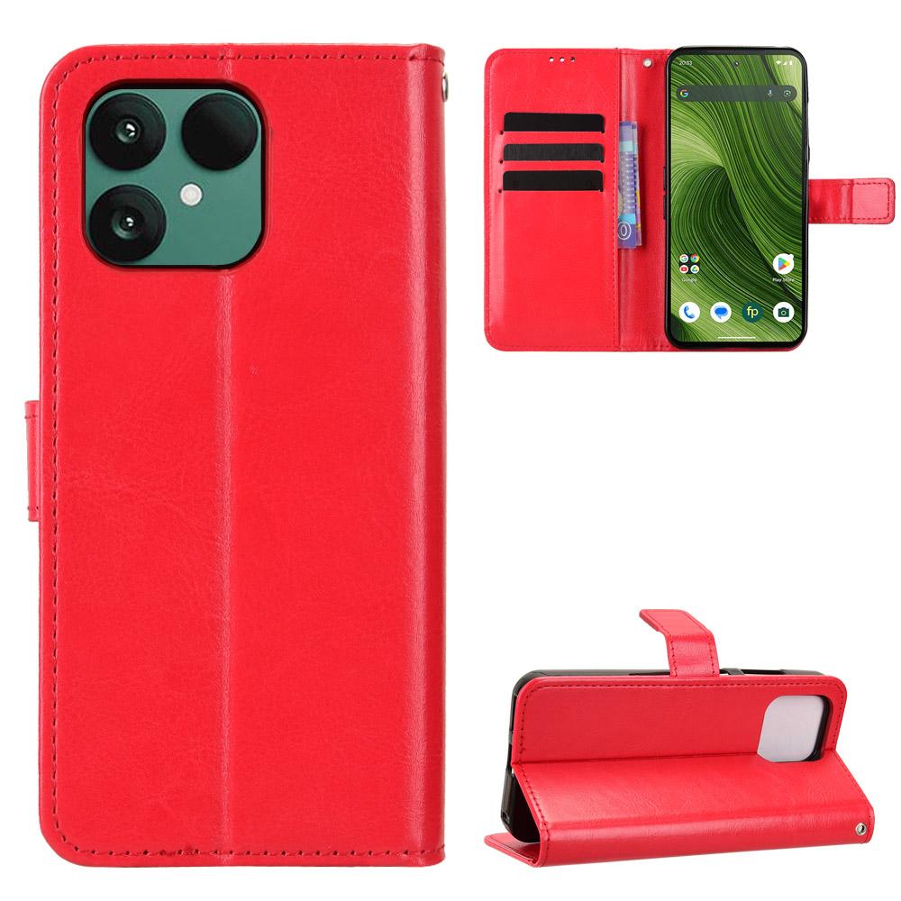 For Fairphone 6 PU Leather Case with Strap Crazy Horse Texture Phone Wallet Cover Red
For Fairphone 6 PU Leather Case with Strap Crazy Horse Texture Phone Wallet Cover Red