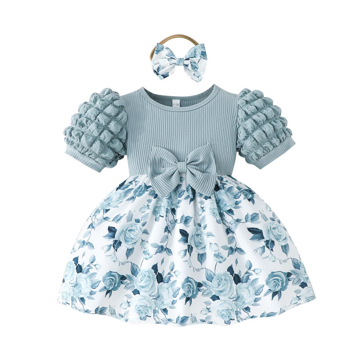 Милое летнее детское платье с цветочным принтом и бантами для девочек + платок на голову 2-3Y
Милое летнее детское платье с цветочным принтом и бантами для девочек + платок на голову 2-3Y