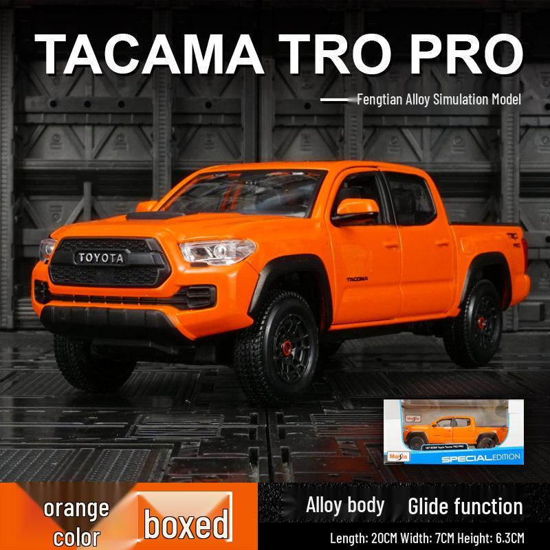 Игрушечная модель пикапа Toyota Tacoma 2023 из сплава для бездорожья
Игрушечная модель пикапа Toyota Tacoma 2023 из сплава для бездорожья