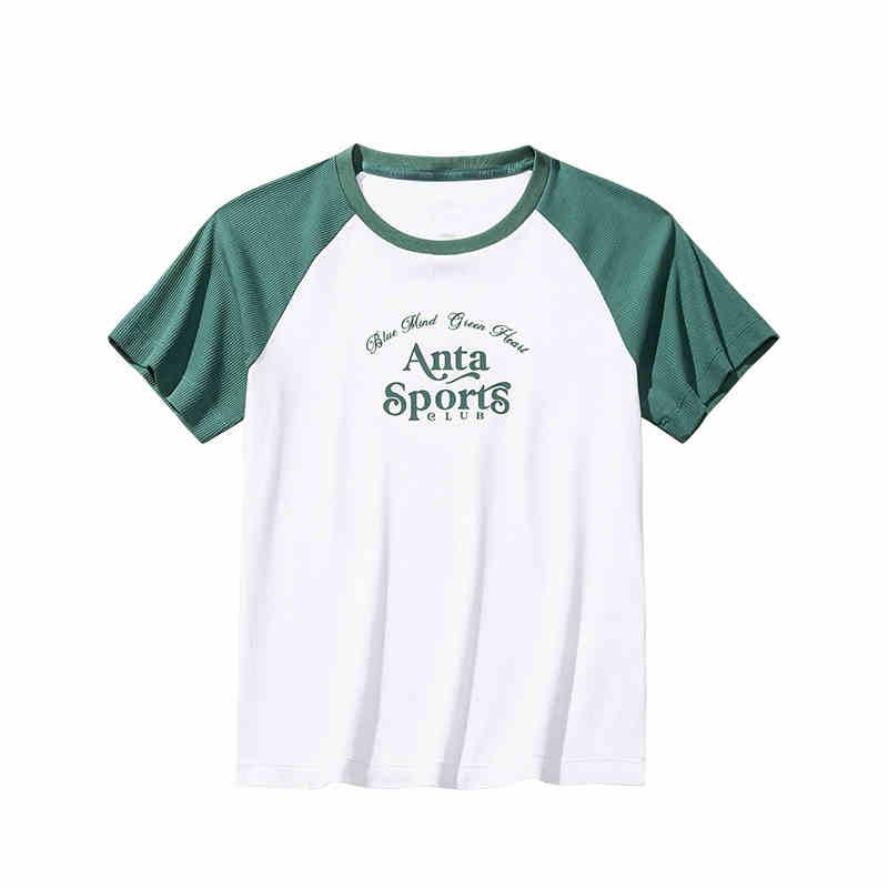 Anta Sports Lifestyle Series Spliced Letter Round Neck Breathable Versatile Short Sleeve T-Shirt Women T-Shirt Chili-Green 162528102-2 XL
Anta Sports Lifestyle Series Spliced Letter Round Neck Breathable Versatile Short Sleeve T-Shirt Women T-Shirt Chili-Green 162528102-2 XL