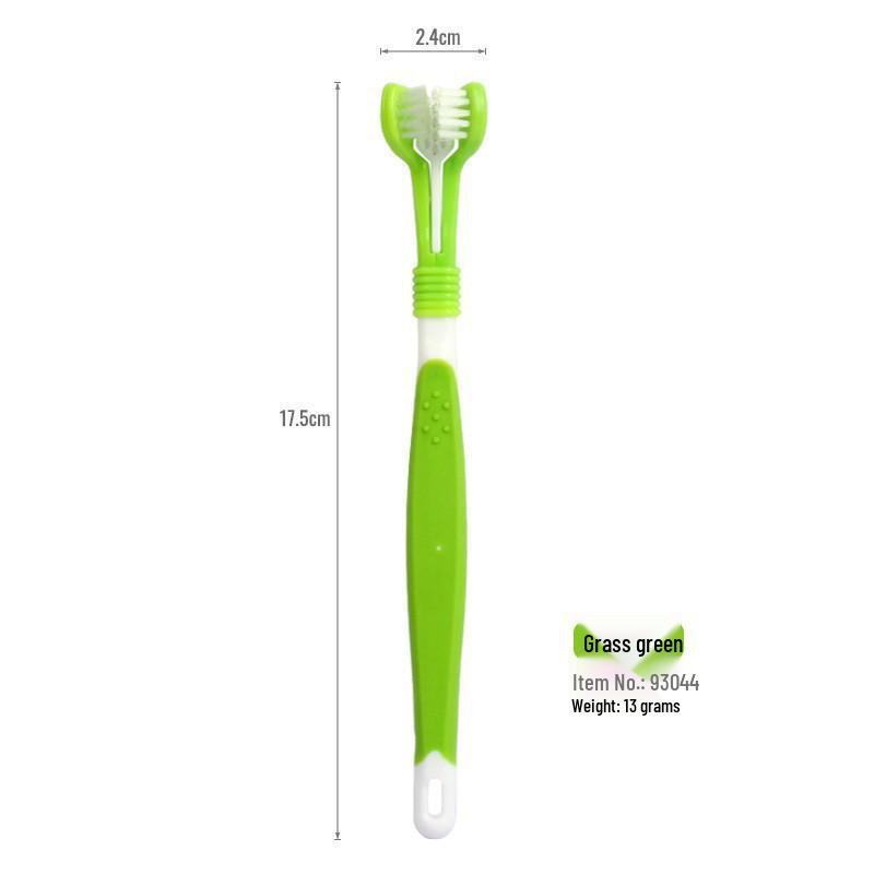 Three-Headed Dog & Cat Toothbrush - Pet Dental Care with Three-Sided Brush Head 93081
Three-Headed Dog & Cat Toothbrush - Pet Dental Care with Three-Sided Brush Head 93081