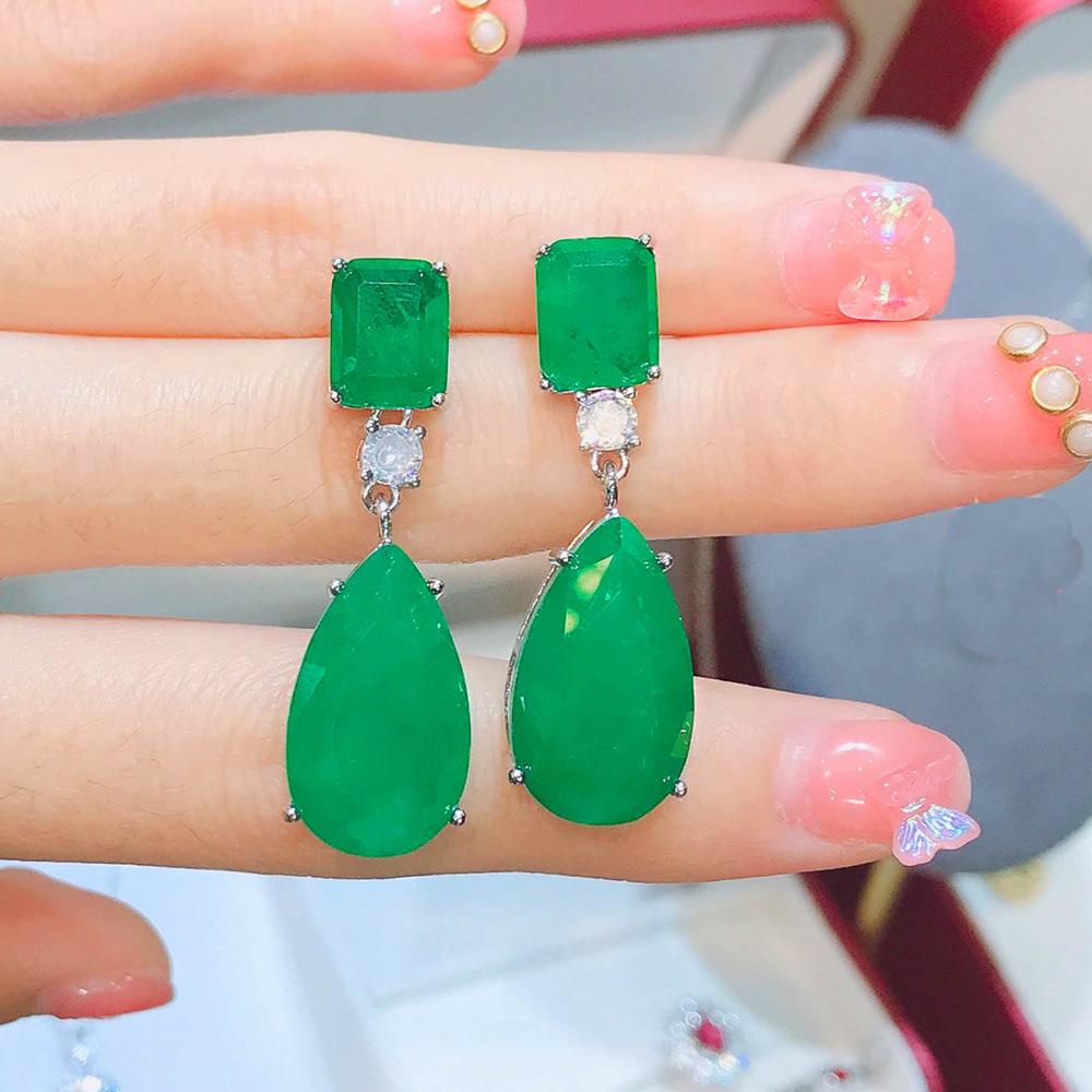 Серьги-подвески с цветными подвесками для женщин, винтажные, параиба, турмалин, изумруд, драгоценный камень, свадебные серьги, ювелирные украшения, подарок
Серьги-подвески с цветными подвесками для женщин, винтажные, параиба, турмалин, изумруд, драгоценный камень, свадебные серьги, ювелирные украшения, подарок
