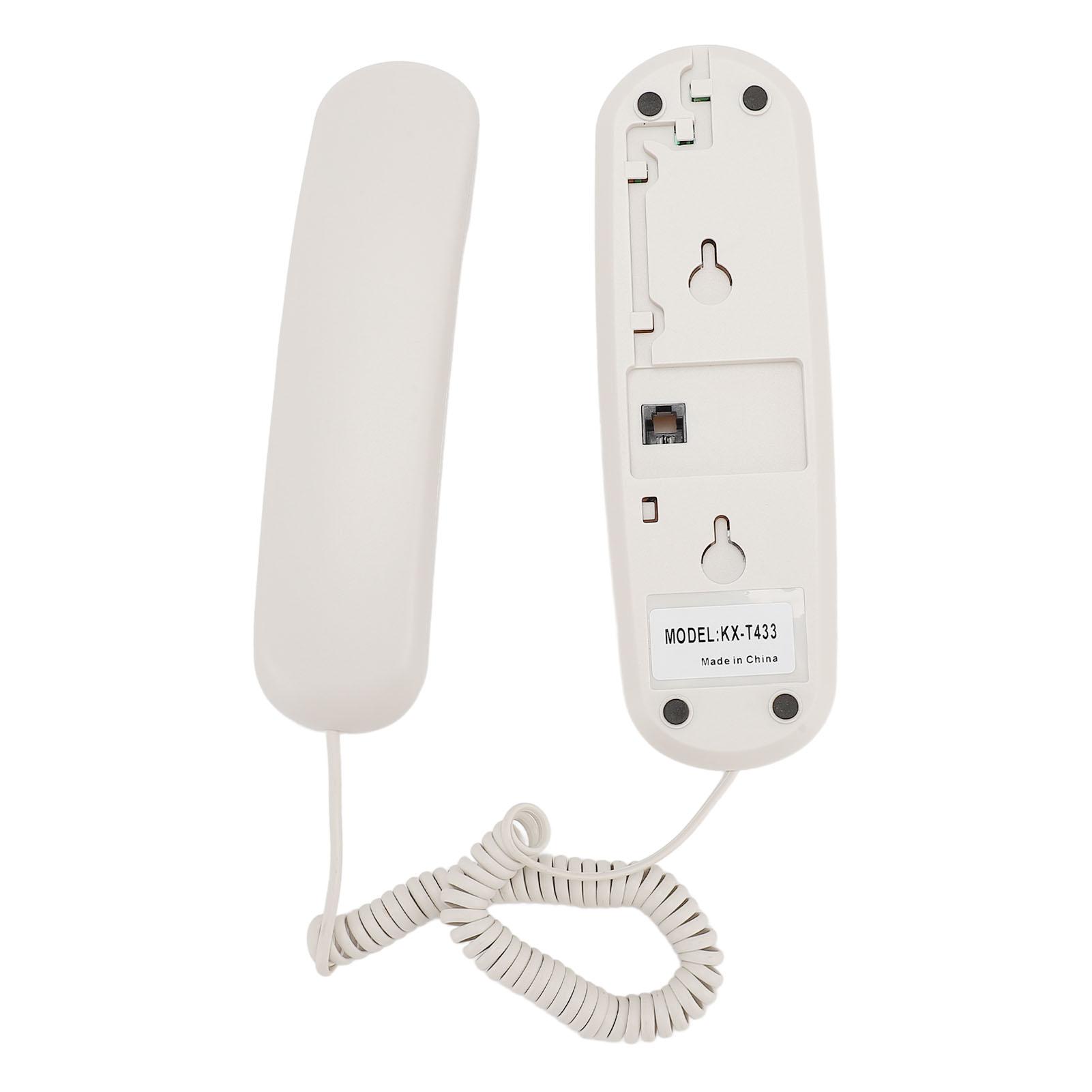 Corded Home Phone Convenient Operating Interface Retro Wall Mounted Phone for Hotel Black белый
Corded Home Phone Convenient Operating Interface Retro Wall Mounted Phone for Hotel Black белый