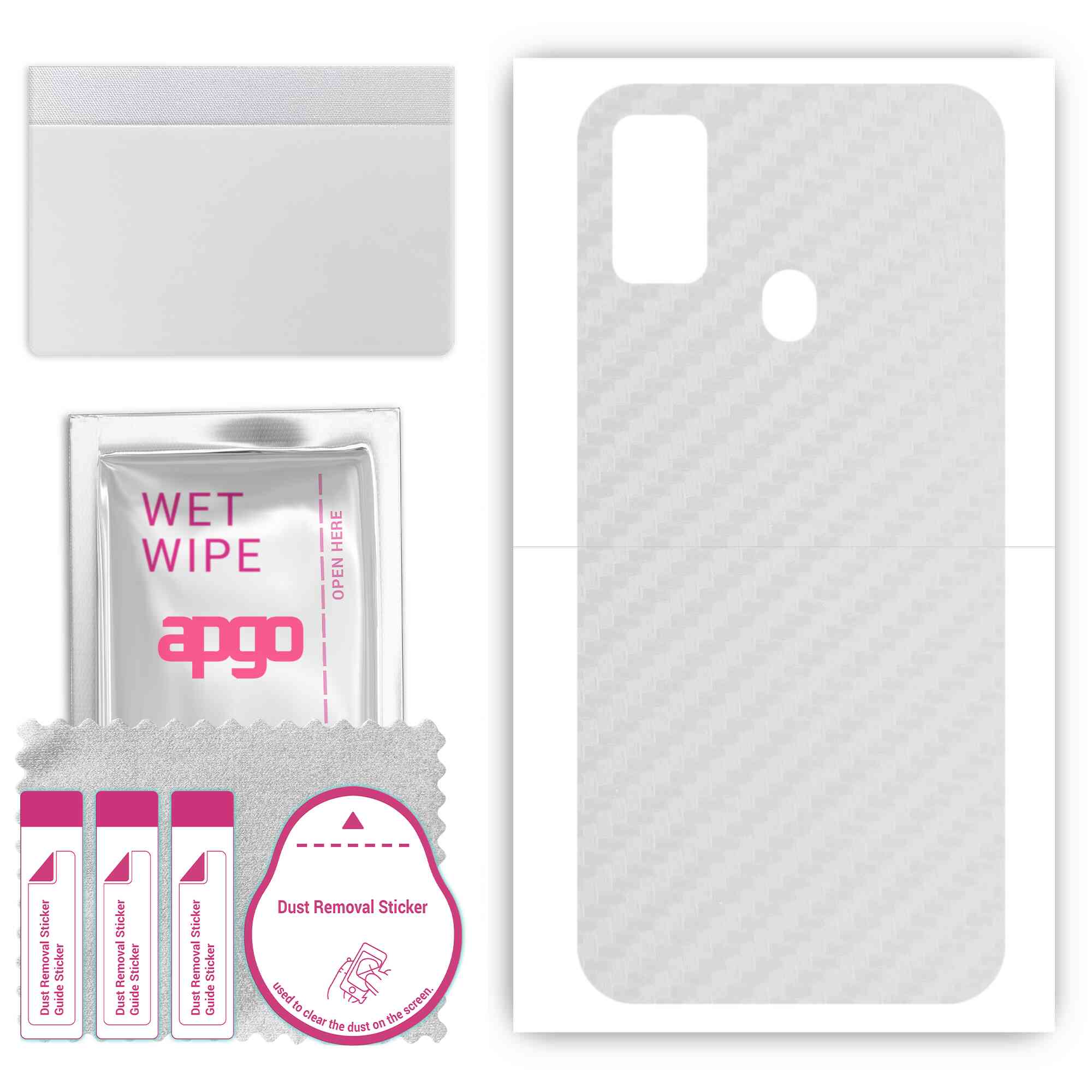 Apgo Protective Skin Sticker для задньої панелі, сумісний із Samsung Galaxy M30s, Wrap Film, Foil, Vinyl - Pattern Transparent Carbon
Apgo Protective Skin Sticker для задньої панелі, сумісний із Samsung Galaxy M30s, Wrap Film, Foil, Vinyl - Pattern Transparent Carbon
