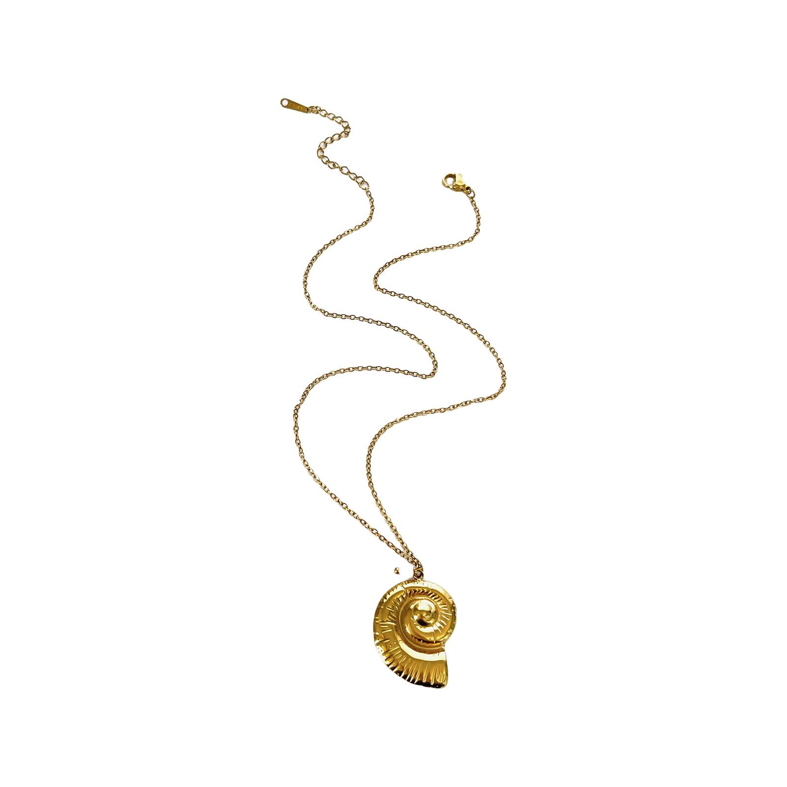 Conch/Fish Pendant Necklace Stainless Steel Neck Chain Travel Beach Jewelry Stackable Design Lightweight Comfort
Conch/Fish Pendant Necklace Stainless Steel Neck Chain Travel Beach Jewelry Stackable Design Lightweight Comfort
