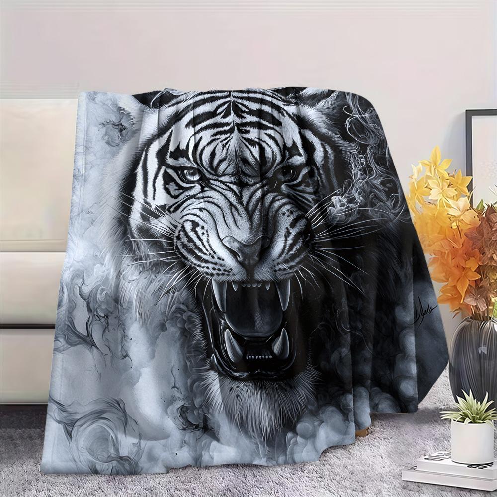 Mighty Tiger Print Flannel Blanket, High quality Comfortable for All Seasons, Home Decor, Warmth and Comfort, Perfect for Christmas Gifts 80cm x 120cm
Mighty Tiger Print Flannel Blanket, High quality Comfortable for All Seasons, Home Decor, Warmth and Comfort, Perfect for Christmas Gifts 80cm x 120cm