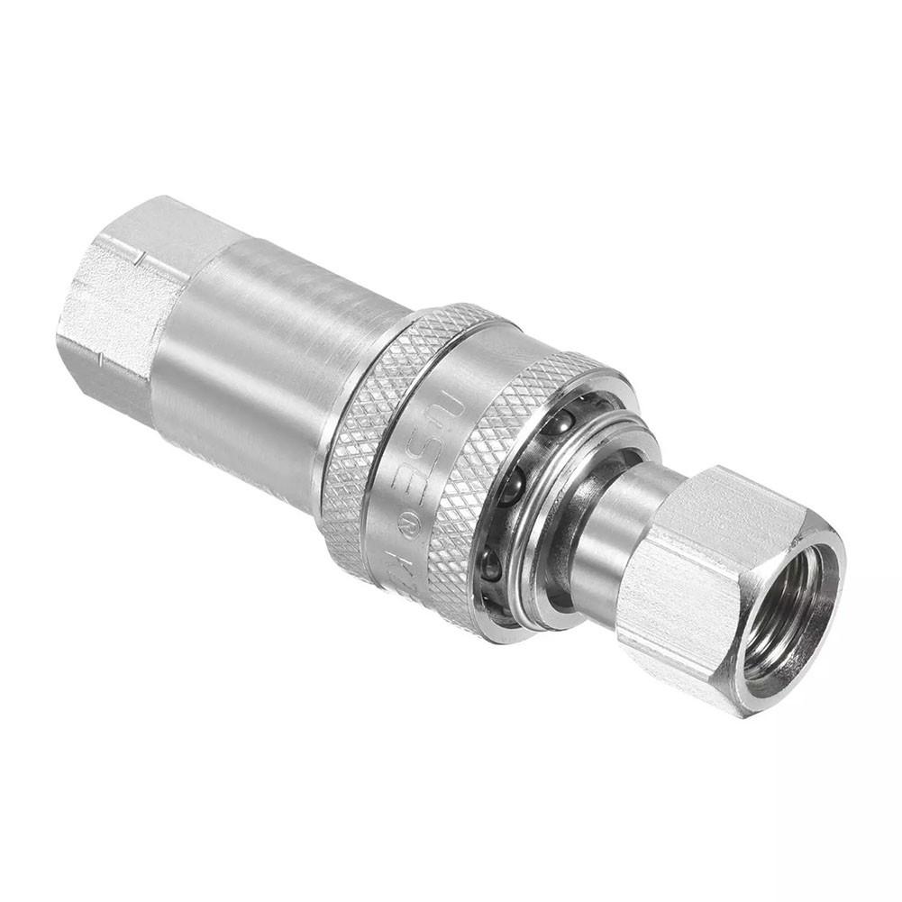 1 Set Hydraulic Quick Connect Coupler 1.5mm Female Thread Pipe Fitting 
1 Set Hydraulic Quick Connect Coupler 1.5mm Female Thread Pipe Fitting