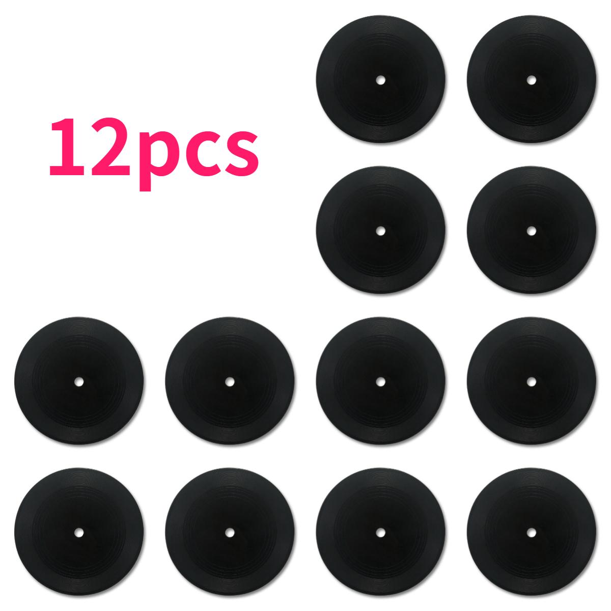 12pc Modern Black Plastic Vinyl Record 18cm Blank Fake Albums for DIY Wall Aesthetic Decor Reusable Home Office Vinyl Decoration
12pc Modern Black Plastic Vinyl Record 18cm Blank Fake Albums for DIY Wall Aesthetic Decor Reusable Home Office Vinyl Decoration
