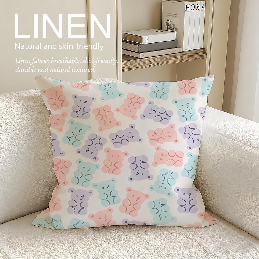 Marshmallow Pattern Cushion Cover Linen Decorative Pillowcase Set Pcs x x x Breathable Washable Sofa Cushion Cover 30X30cm
Marshmallow Pattern Cushion Cover Linen Decorative Pillowcase Set Pcs x x x Breathable Washable Sofa Cushion Cover 30X30cm