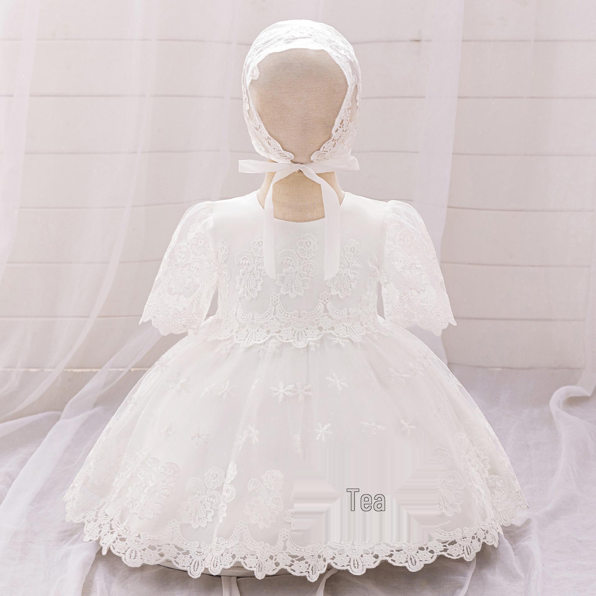 Girls White Lace Christening Gown - First Birthday Princess Dress 18-24 Months
Girls White Lace Christening Gown - First Birthday Princess Dress 18-24 Months