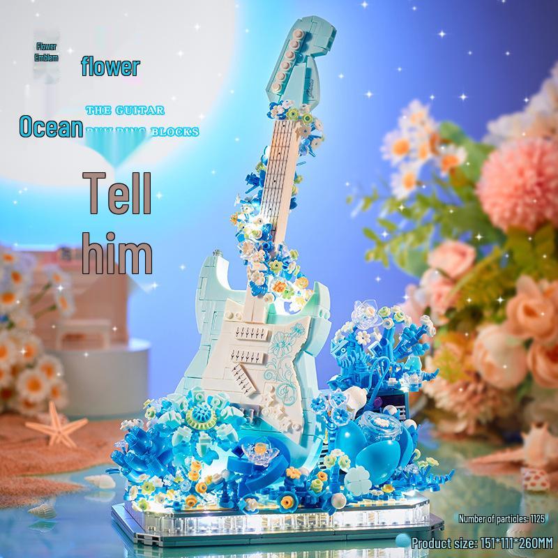 Belledy 21277-8 Flower Sea Guitar Building Blocks for Kids - Valentine s Day Gift Model
Belledy 21277-8 Flower Sea Guitar Building Blocks for Kids - Valentine s Day Gift Model